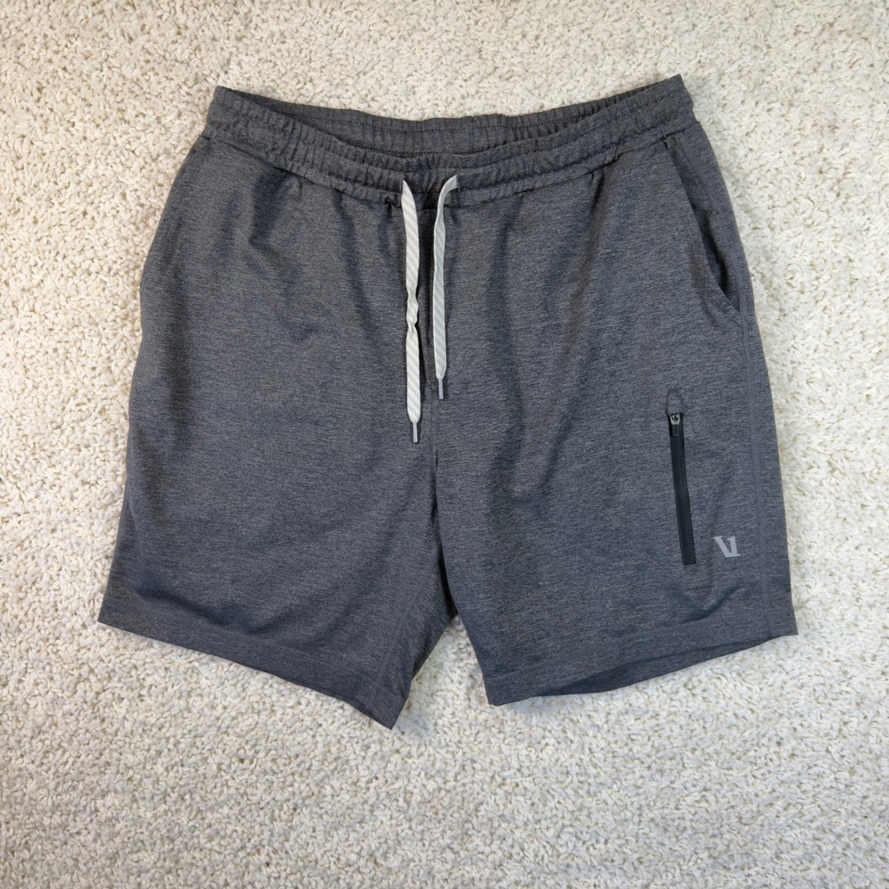 Vuori Kore Short Mens Medium Gray V381 7" Athletic Gym Athleisure Gorpcore